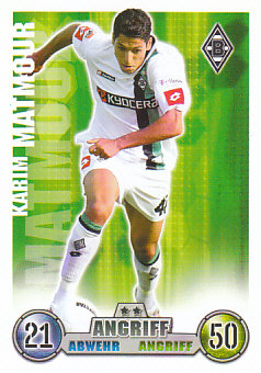 Karim Matmour Borussia Monchengladbach 2008/09 Topps MA Bundesliga #249